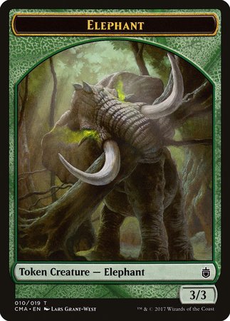 Elephant Token (010) [Commander Anthology Tokens]