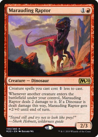 Marauding Raptor [Core Set 2020 Promos]