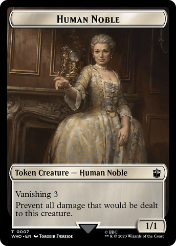 Human Noble // Food (0027) Double-Sided Token [Doctor Who Tokens]