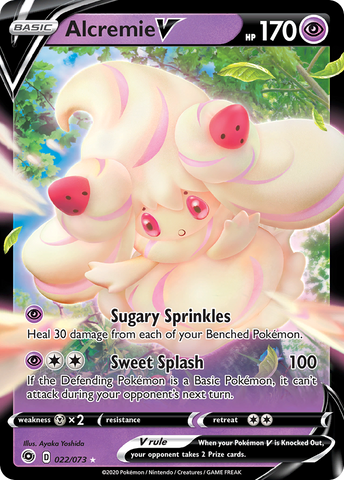 Alcremie V (22/073) [Sword & Shield: Champion's Path]
