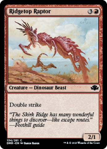 Ridgetop Raptor [Dominaria Remastered]