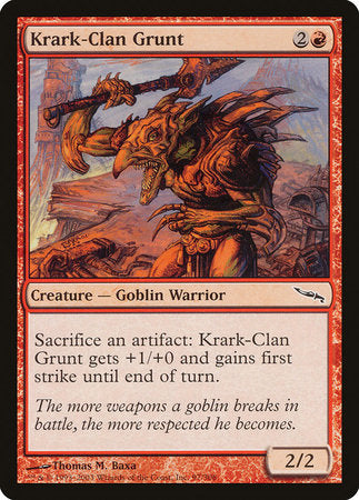 Krark-Clan Grunt [Mirrodin]