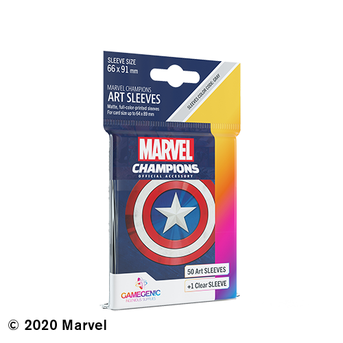 Marvel Art Sleeves (50):  Captain America