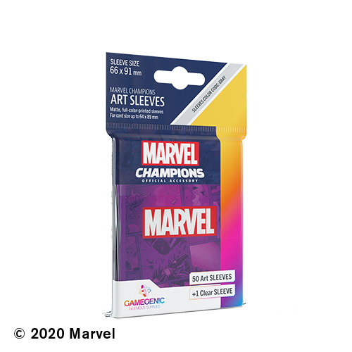 Marvel Art Sleeves (50):  Marvel Purple