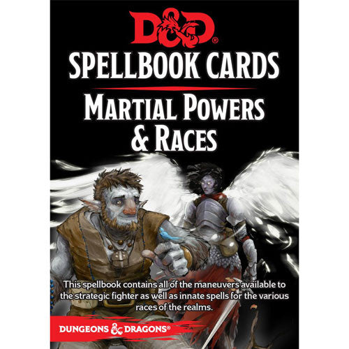 D&D Spellbook Cards: Martial Powers