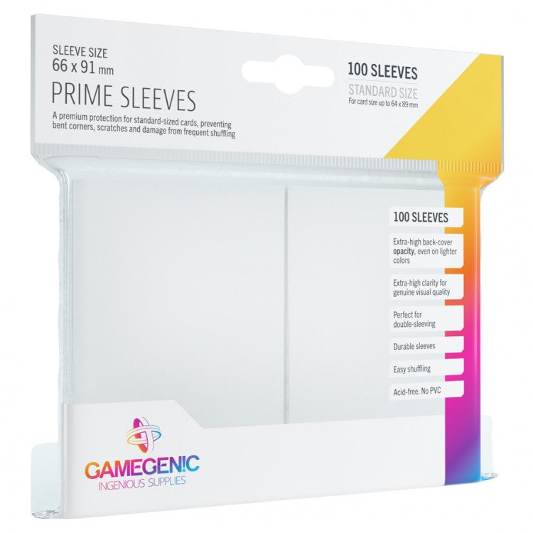 Gamegenic Prime Sleeves: White