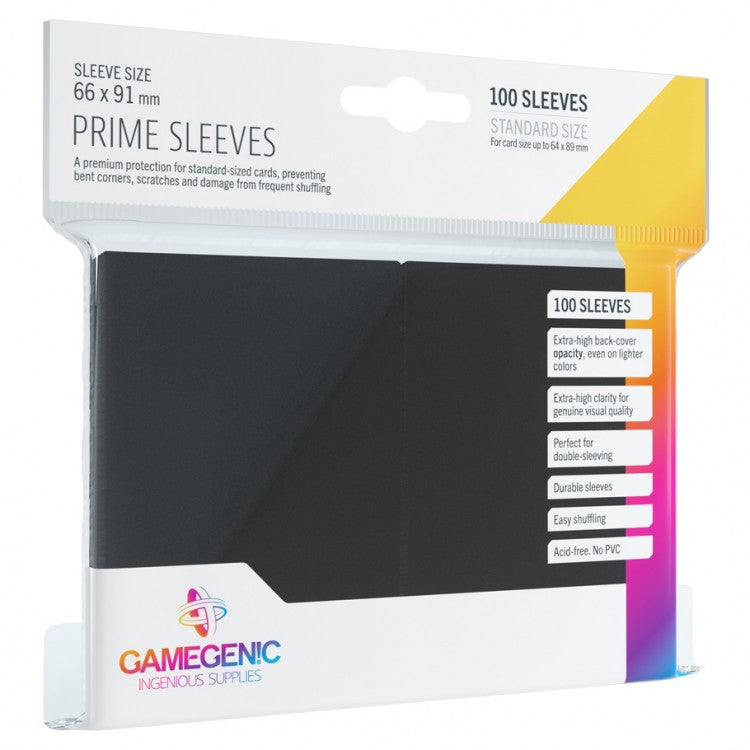 Gamegenic Prime Sleeves: Black