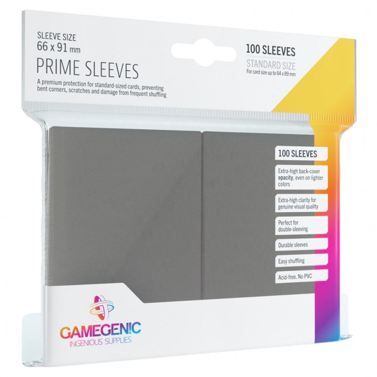 Gamegenic Prime Sleeves: Grey