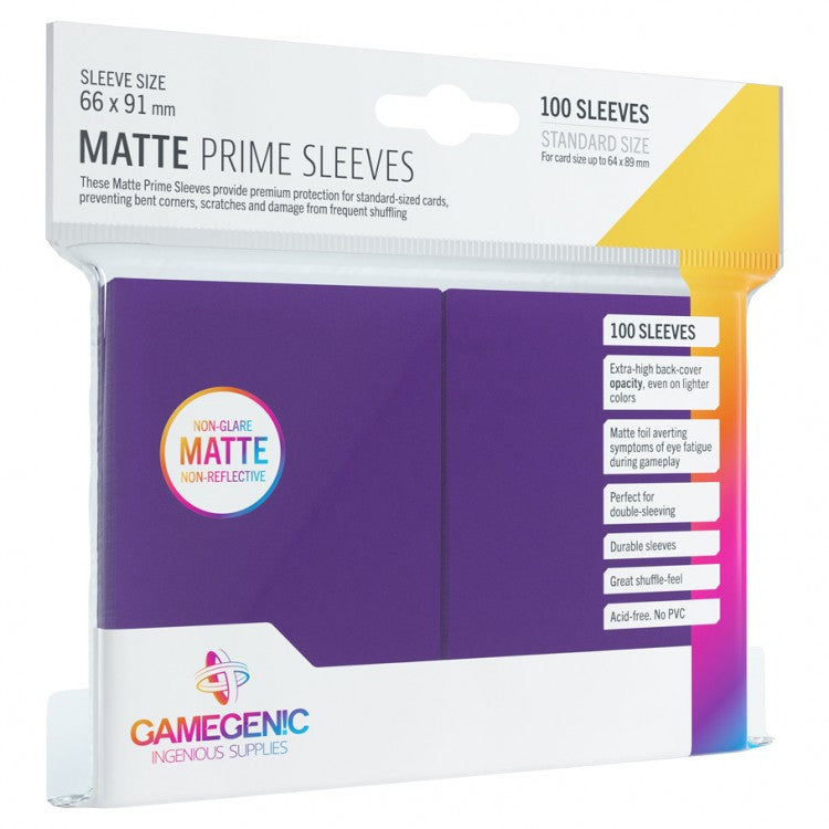 Gamegenic Matte Sleeves: Purple