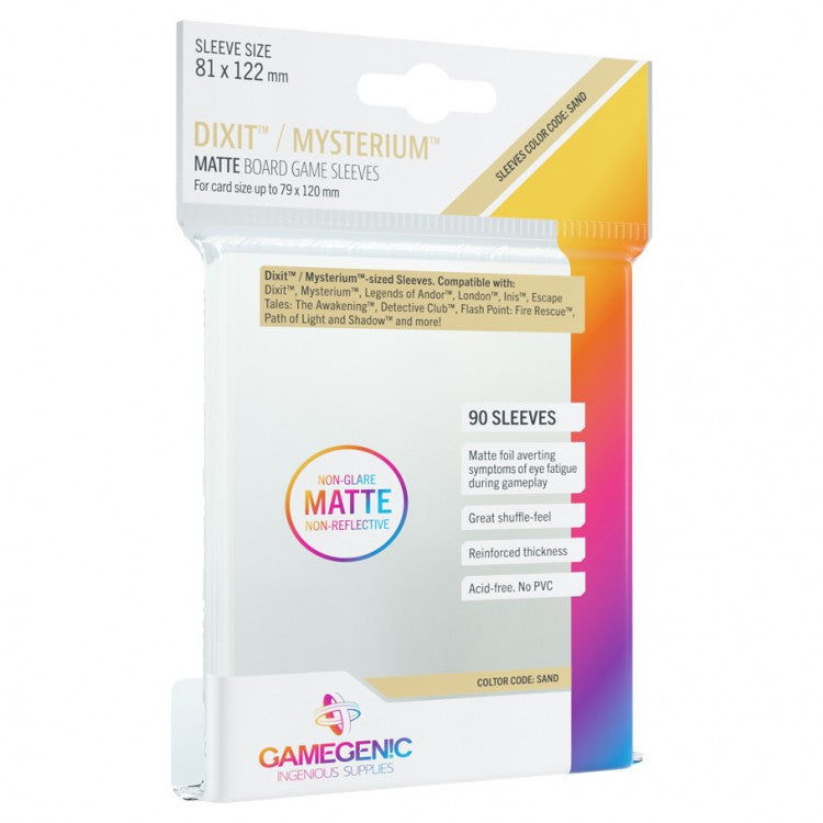 Gamegenic Matte Board Game Sleeves: Dixit / Sand