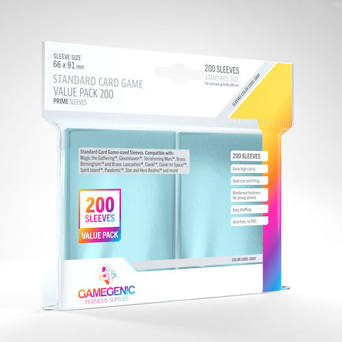 Gamegenic Prime Sleeves: Standard CG Value Pack