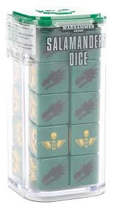 Warhammer 40k Dice: Salamanders