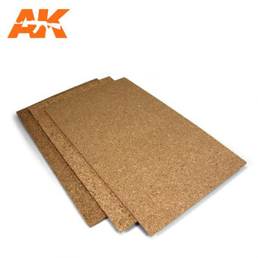 AK-Interactive: (Texture) Cork Sheet – FINE grained 200x300x1-2-3mm