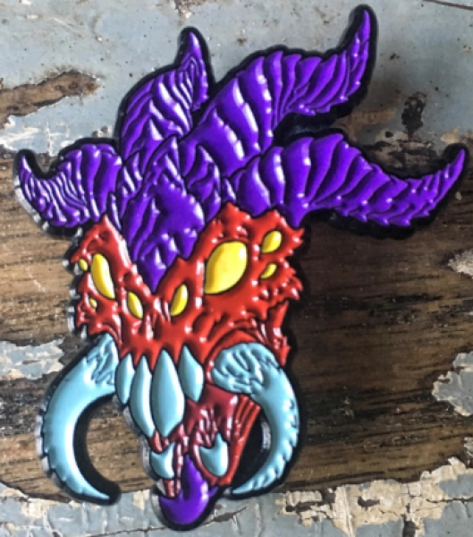 Creature Curation Enamel Pin: Salazarite – Fire Drake Edition