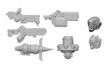 Warcaster: Marcher Dusk Wolf Weapon Pack B