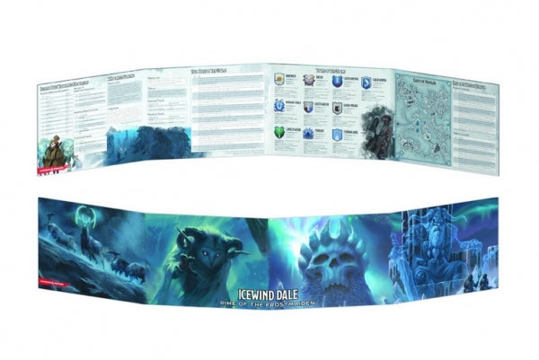 D&D: Ice Wind Dale Rime of the Frostmaiden GM Screen