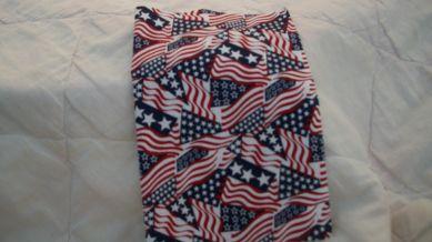The Gallant Hand's Gamer Gear: Red White Blue Dice Bag