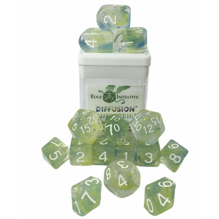 Diffusion Thunderbird Dice (Set of 7 RPG Dice)
