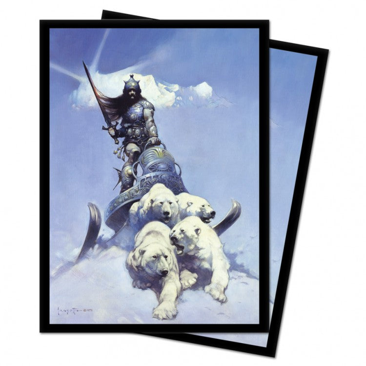Frazetta: Deck Protector Sleeves - Silver Warrior (100)