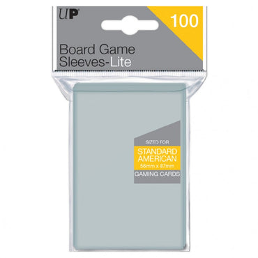 56mm X 87mm Standard American Board Game Lite Sleeves 50ct
